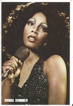 ⭕VTG card pocket calendar 1985 DONNA SUMMER Portugal group music singer - $73.65 MXN