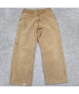 Carhartt Pants Mens 31x30 (Fits 28x27.5) Duck Canvas Utility Carpenter B... - $24.70