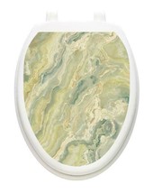 Toilet Tattoos Vinyl Lid Decoration Green Onex Removable Reusable Stone ... - £18.69 GBP