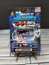Muscle Machines 9/11/01 Red White Blue &#39;63 Corvette 01-100 - $17.54