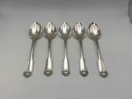 Set of 5 Oneida Community Silverplate SILVER SHELL Teaspoons - €43,05 EUR
