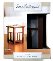 ScentSationals Scented Wax Warmer Prairie Full Sized Glows When Plugged In