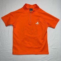 Orange Polo Golf Shirt Boy’s Medium Top Short Sleeve Collared Preppy Spring  - £7.23 GBP