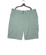 Brooklyn State Cargo Shorts Aqua Wide Leg With Belt Mens Size 50 - $17.81