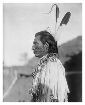 &quot;Crows Heart&quot; Native American Man 1908 By Edward S. Curtis 8X10 Photo - £6.76 GBP