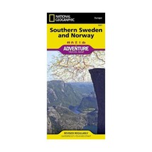 National Geographic Adventure Map Southern Norway and Sweden National Geographic - £12.71 GBP