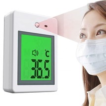 Fast Wall Mount Digital Infrared Thermometer Automatic Non Contact Forehead Us - £19.17 GBP