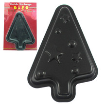 Christmas Tree Baking Pan Mold Metal Cookie Cutter Mini Cake Pan Holiday... - £10.59 GBP