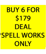 SPELL &amp; DIRECT BINDINGS WORKS ONLY ( NO JEWELRY) PICK 6 FOR $179  OFFERS... - $756.00