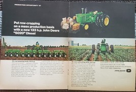 John Deere 1967 John Deere 5020 Row Crop 133 Horse Power Tractors Ad - £20.92 GBP