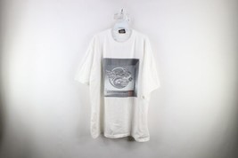 Vtg 90s Streetwear Mens 2XL Chinese Dragon Yin Yang Hip Hop T-Shirt White USA - £34.79 GBP