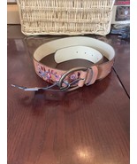 A&amp;I size small/medium women’s broen floral belt - $34.53