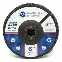 Benchmark Abrasives 6&quot; X 7/8&quot; Premium High Density Jumbo, (10 Pack) 80 Grit - $54.82