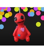 Red Voodoo Ragdoll Birthday Candle Cake Topper 3 Inch Tall - $285.59 MXN