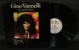 Gino Vannelli Signed Autographed &quot;A Pauper in Paradise&quot; Record Album - £31.45 GBP