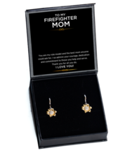 Ear Rings For Mom, Firefighter Mom Earring Gifts, Birthday Present For  - £40.14 GBP