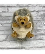 Ganz Webkinz Hedgehog Plush Stuffed Animal No Code Crazy Hair - £8.76 GBP
