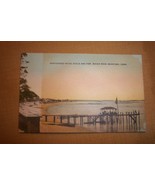 Montowese House Beach and Pier, Indian Neck, Branford, Conn Vintage Post... - $3.42 CAD