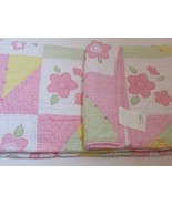 Kid&#39;s Expression Flower Crazy full Patchwork Applique Quilt Pottery barn... - $76.75