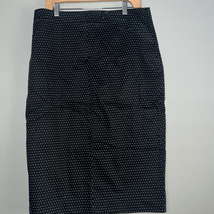 Spiegel classic black-and-white polkadot pencil skirt size 14 - $16.46