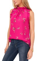 MSRP $69 Women&#39;s Vince Camuto Floral Sleeveless Blouse Size XS - £18.58 GBP