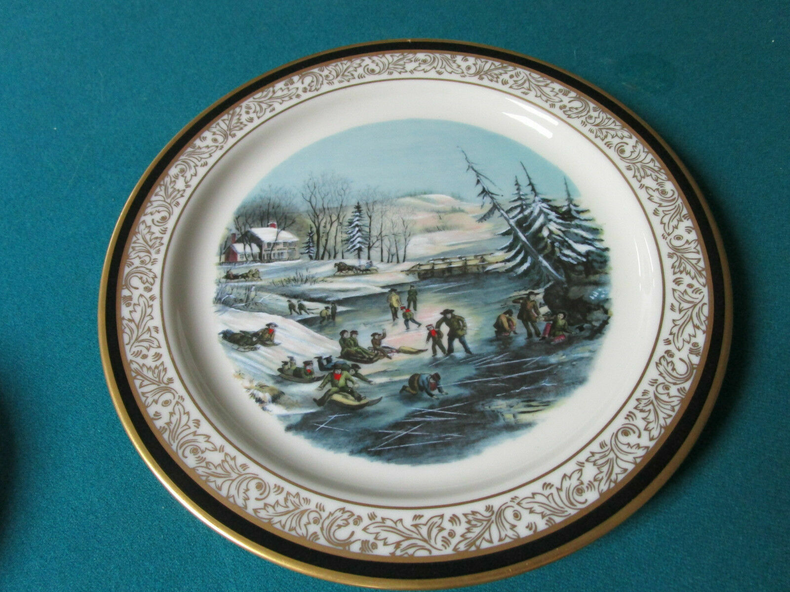 Primary image for LENOX ANNUAL CHRISTMAS COLLECTOR PLATE TRAY original PICK 1