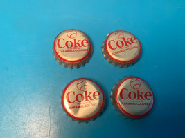 4 Vtg Coca-Cola Bottling Coke AllStars Orioles Frank &amp; Brooks Robinson Soda Cap - £23.99 GBP