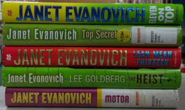 Janet Evanovich Hardcover Eleven On Top Top Secret Twenty One Lean Mean Thirt X5 - £19.45 GBP