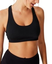 Cotton On Strappy Sports Crop Bra Black Size Small - $15.67