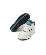 NOS Vintage 90s Converse Powergame Lea Mid Leather Basketball Sneakers Y... - $47.32 CAD