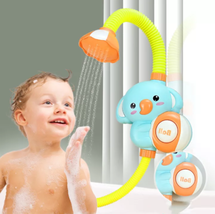 Juguete de baño con aspersor de elefante, bomba de agua automática eléct... - £27.00 GBP