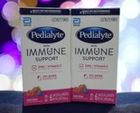 *2* Pedialyte IMMUNE SUPPORT Electrolyte Powder 6 packets MIXED BERRY Ex... - £10.64 GBP