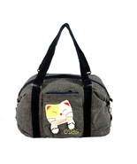 [Sweet Mio Mio] Cotton Canvas Shoulder Bag Swingpack - £21.57 GBP