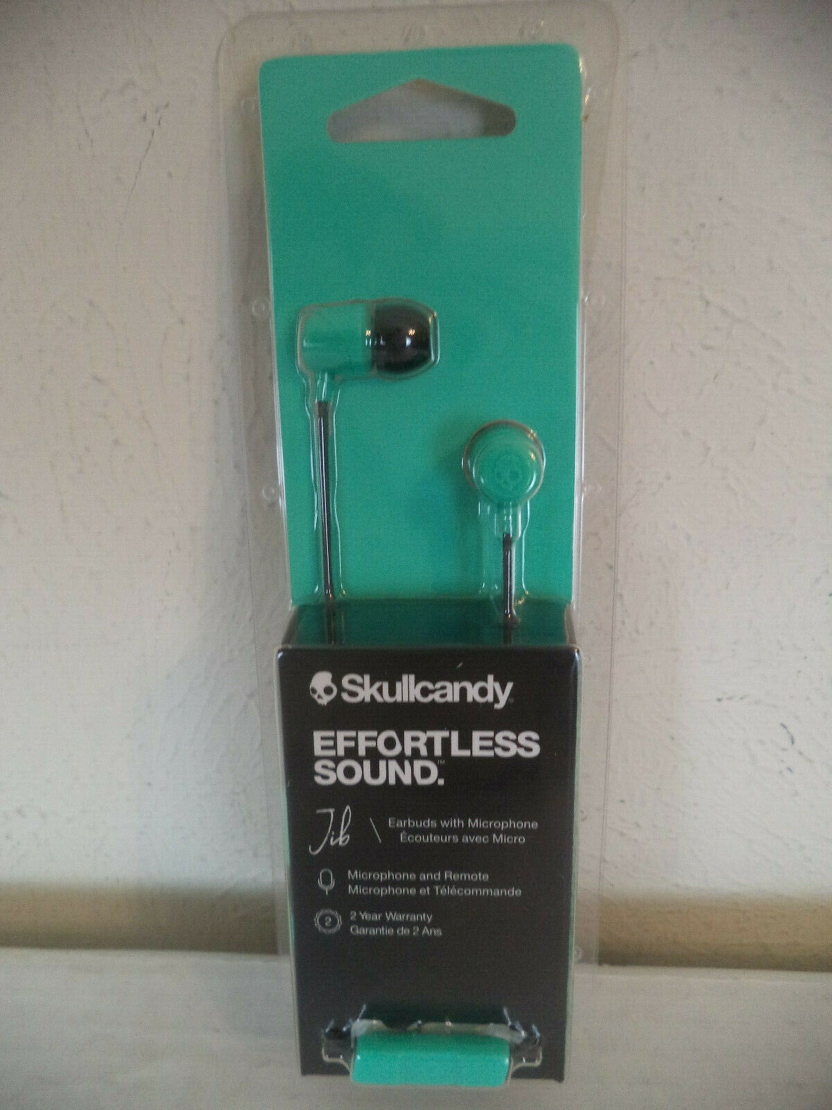 Green/ Black Skullcandy Earbud with Microphone. - $11.88
