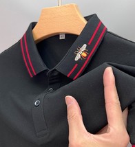 Fashion Casual Ice Silk T-shirt Men&#39;s New Summer Designer Paul Shirt High End Fa - £101.50 GBP