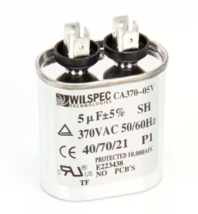 AAON CA370-05V, E223438, Capacitor, 370V, 50/60HZ, 5uF - $1,042.07 MXN