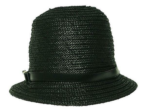 Nine West Women&#39;s Bow Pleather Band Straw Cloche - $18.80