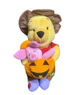2001 Fisher Price Halloween Friend Pooh Winnie the Pooh and Piglet Plush... - $8.55