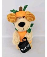 Avon Halloween Singing Dog w/ Trick or Treat Bag Pumpkin Outfit We Got t... - $18.76