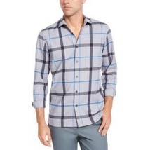 Alfani Mens Classic-Fit Brushed Plaid Shirt - $18.00