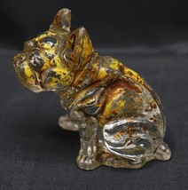 Tschechische Glas Hund Figur Französische Bulldogge - £36.01 GBP