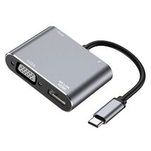 4-in-1 Type-C Docking Station Portable USB-C Hub Adapter Type-C Splitter... - $6.61