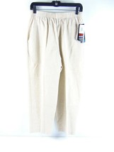 Briggs NY Tan Polyester Blend Chino Pull On Pants 14P Nwt - £19.37 GBP