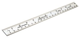 Us Tape 12 In. Stainless Steel Ruler With Patented Centerpoint Scale - $34.99