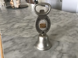 Hollywood California Souvenir Metal Bell With Bottle Opener - $4.95