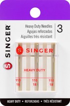 Singer Universal Regular Point Machine Needles Size 18/110 3/Pkg - $6.49