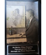 Vtg Banking Propaganda Poster Color Trust Estate Planning Unusual HTF Ob... - $1,104.63 MXN