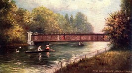 The New Bridge. Regent Park. Oilette. 7194. Tuck. C. 1905-VINTAGE POSTCARD-BK33 - £2.37 GBP