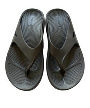 M7/W9 Oofos Ooriginal Sandal Unisex Black Recovery Flip Flop - £32.21 GBP