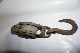 Vintage Iron &amp; Brass Pulley Rustic Decor  - $570.90 MXN
